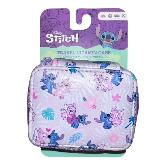 Disney Stitch Blue and Purple Vitamin Organizer - Picture 1 of 4